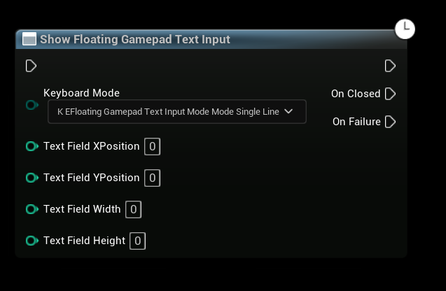 Show Floating Gamepad Text Input